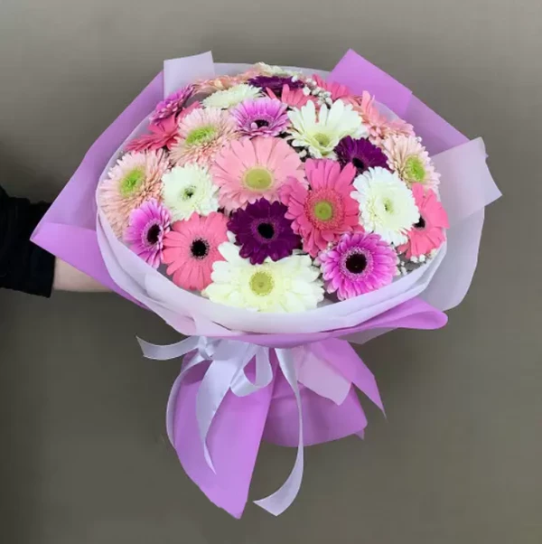 Букет из 21 герберы